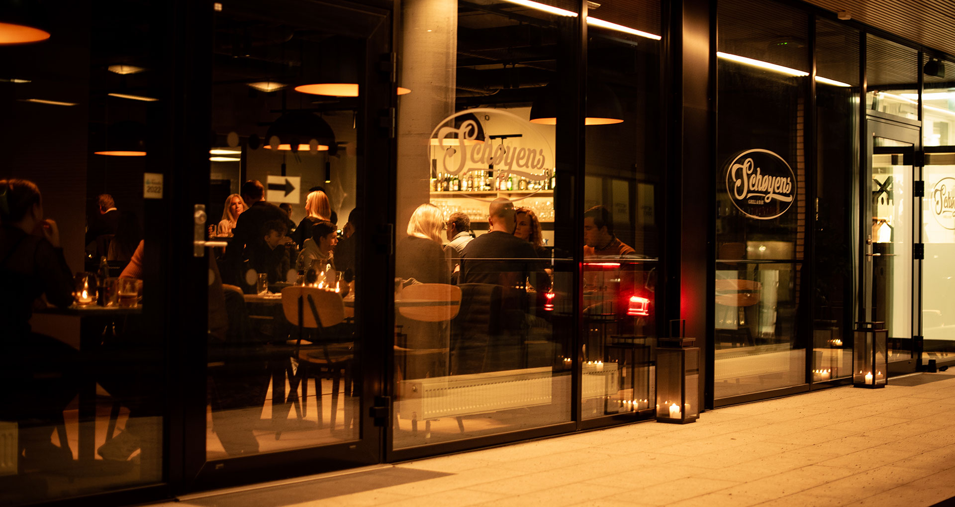 Restaurantene i sentrum